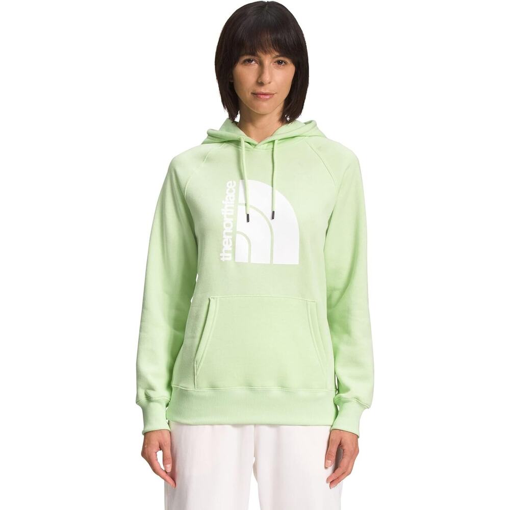 THE NORTH FACE Jumbo Half Dome Pullover Womens Hoodie Lime